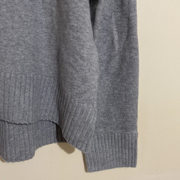 Nordstrom Grey Heather Turtle Neck Sweater Size M - Picture 6 of 12